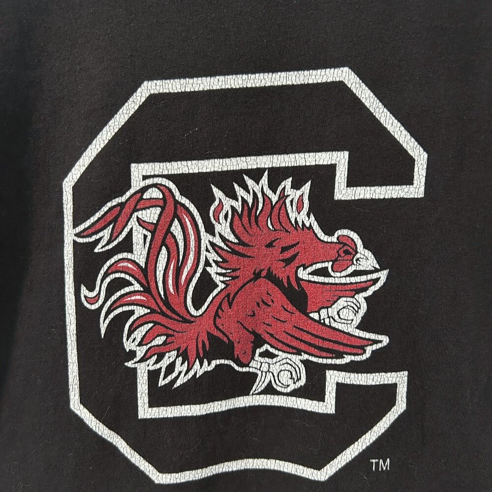 Gamecocks USC Women's V Neck Black Shirt - Picture 2 of 4